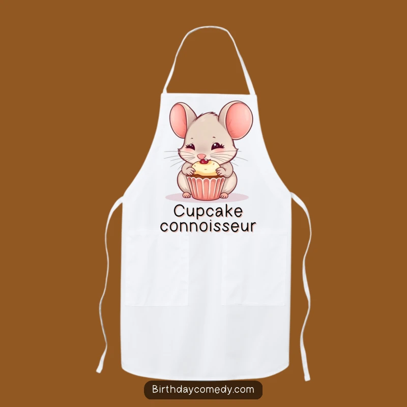Funny Mouse Apron: Sweet Nibbler Chef, Adorable Kitchen Humorous Gift