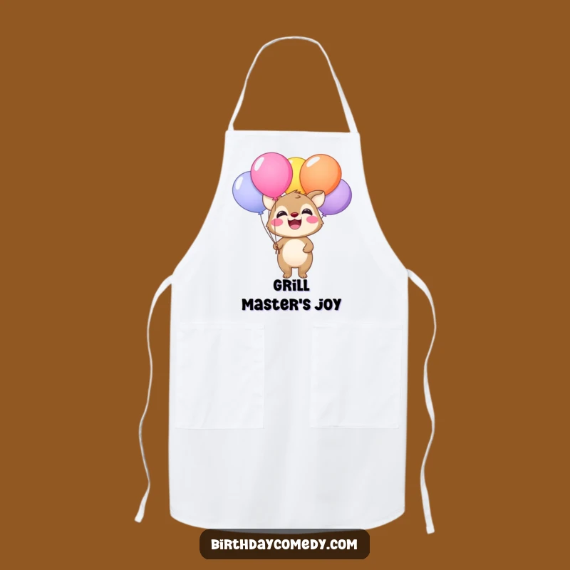 Funny Animal Balloon Apron - Cook Up Smiles with Festive Fun