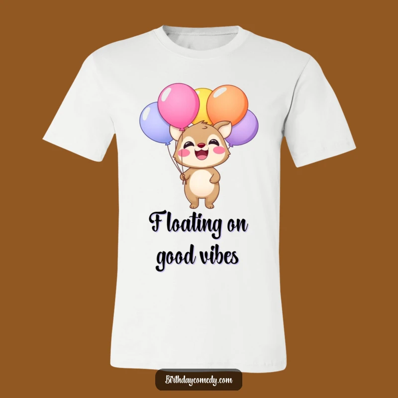 Funny Animal Balloon T-Shirt - Wear Your Happiness and Party Vibes